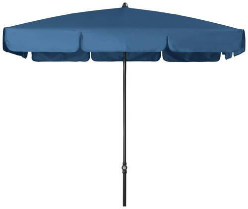 SONNENSCHIRM 185x120 cm Dunkelblau  - Anthrazit/Dunkelblau, Basics, Textil/Metall (185/120cm) - Doppler