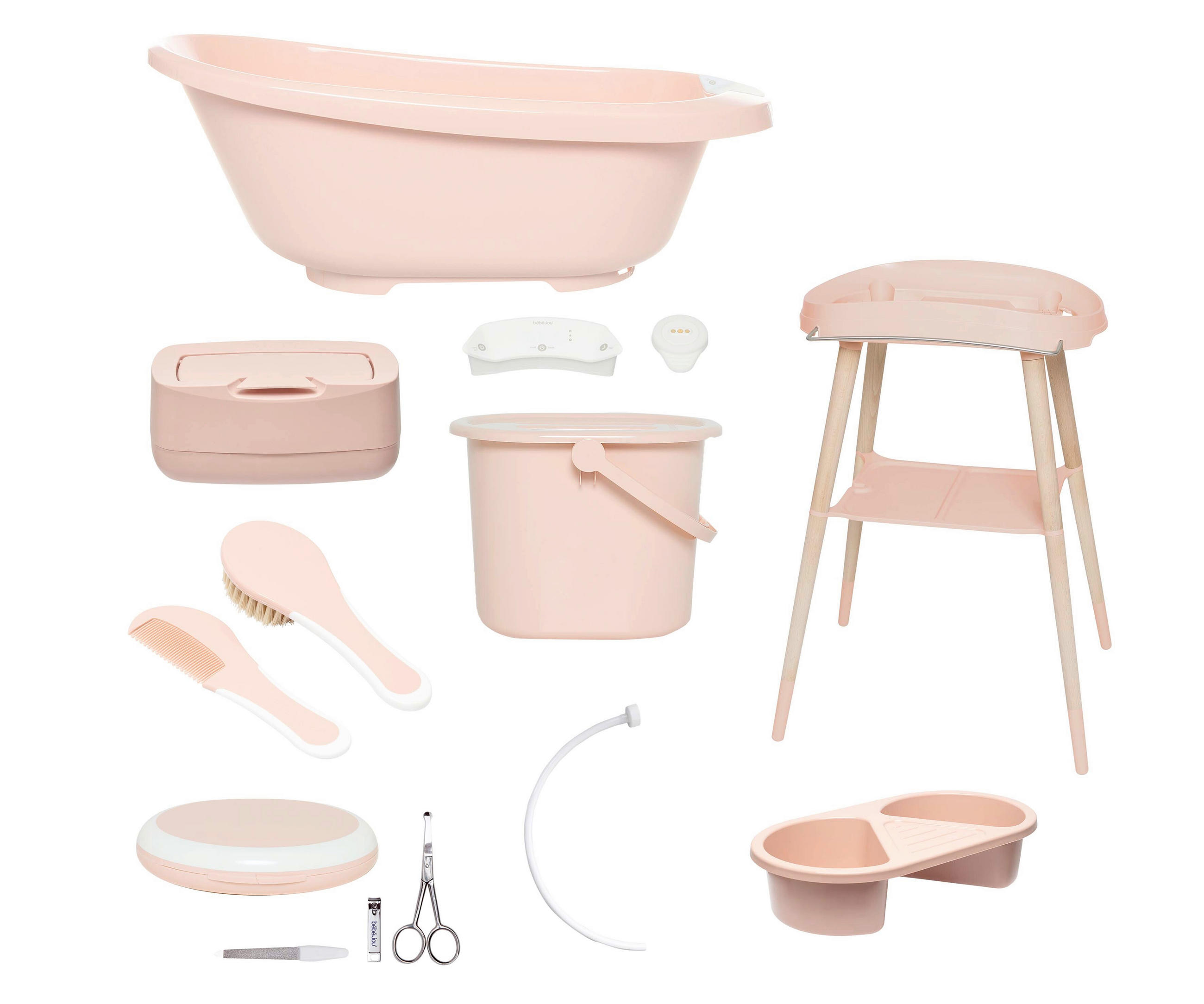 OTROŠKI SET ZA KOPANJE  SENSE  79.5/40/46 cm        - starinsko roza, Basics, umetna masa (79.5/40/46cm) - Bebe Jou