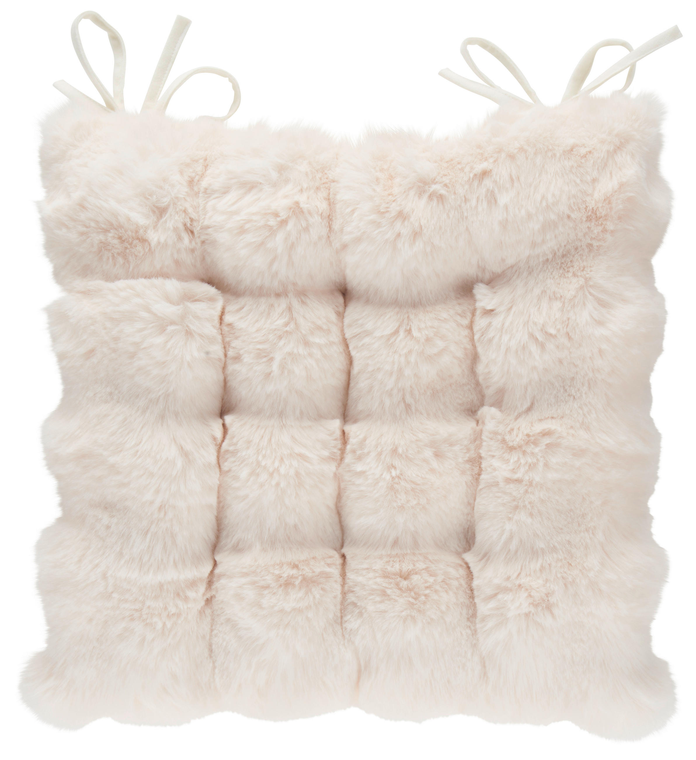 JASTUK ZA SJEDENJE 40/40 cm    FURRY  - bijela, Basics, tekstil (40/40cm) - Esposa