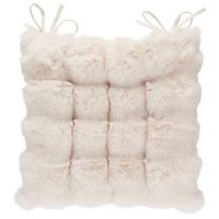 JASTUK ZA SJEDENJE 40/40 cm    FURRY  - bijela, Basics, tekstil (40/40cm) - Esposa