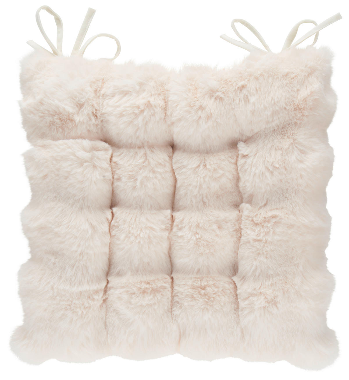 JASTUK ZA SJEDENJE 40/40 cm    FURRY  - bijela, Basics, tekstil (40/40cm) - Esposa