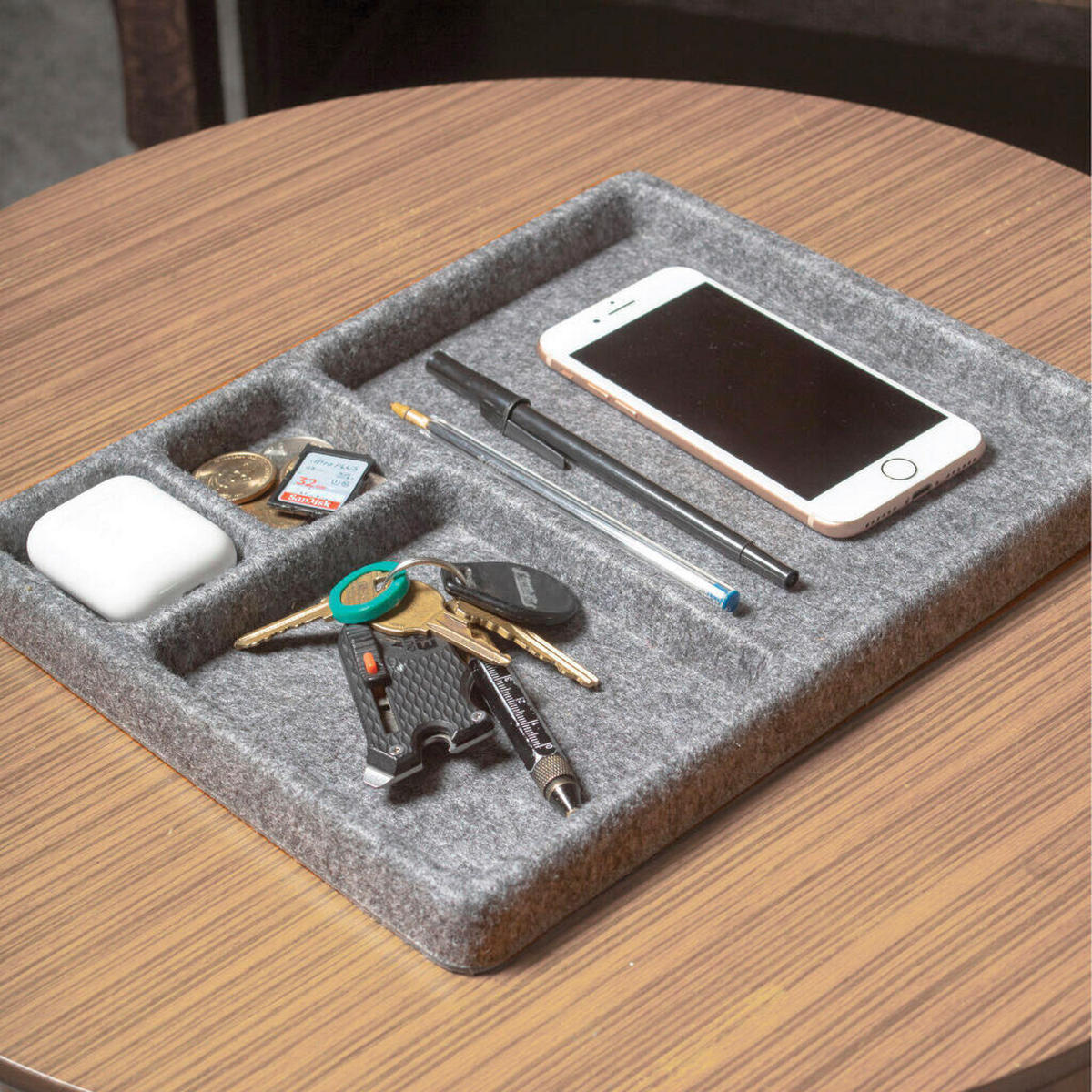 NAMIZNI ORGANIZATOR - siva, Basics, tekstil (23/31/2cm) - Kikkerland
