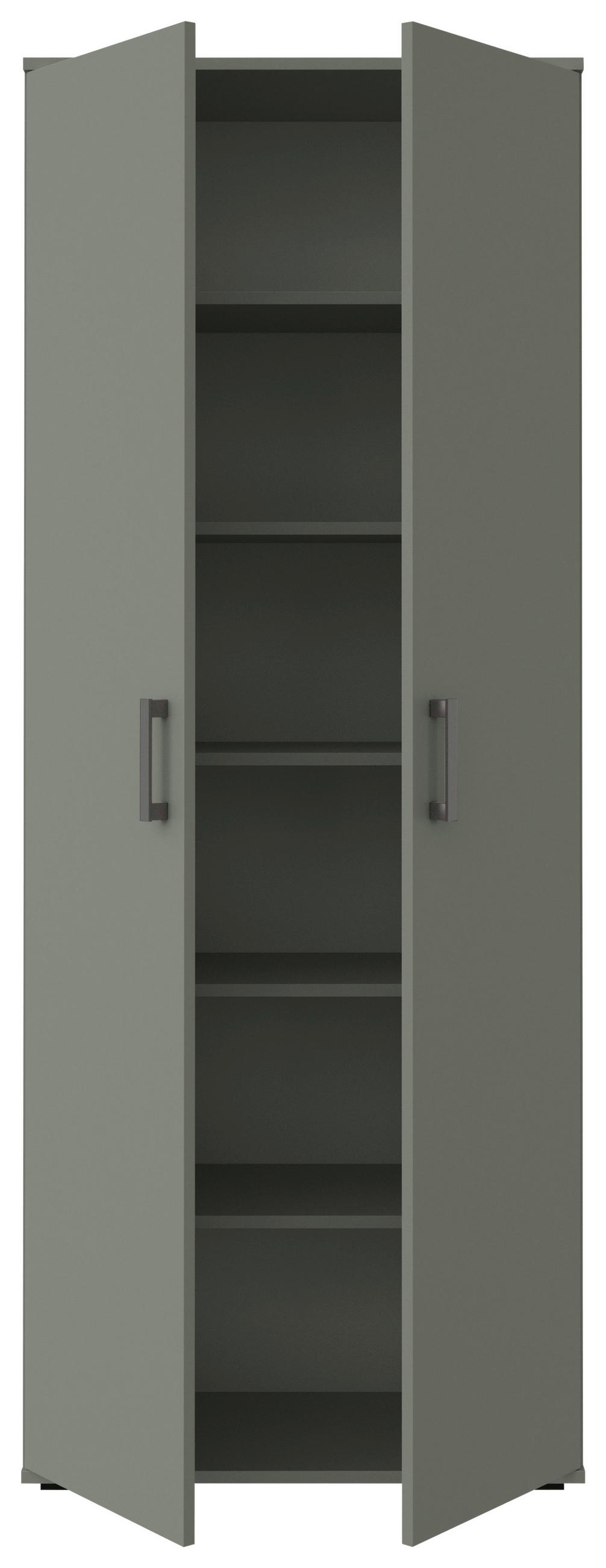 MEHRZWECKSCHRANK 70/178,9/33,4 cm  in Grün  - Schwarz/Grün, KONVENTIONELL, Holzwerkstoff/Kunststoff (70/178,9/33,4cm) - Xora