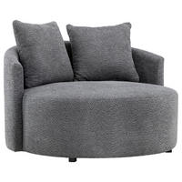 XXL-FÅTÖLJ i textil grå  - grå, Design, textil (120/72/118cm) - Livetastic