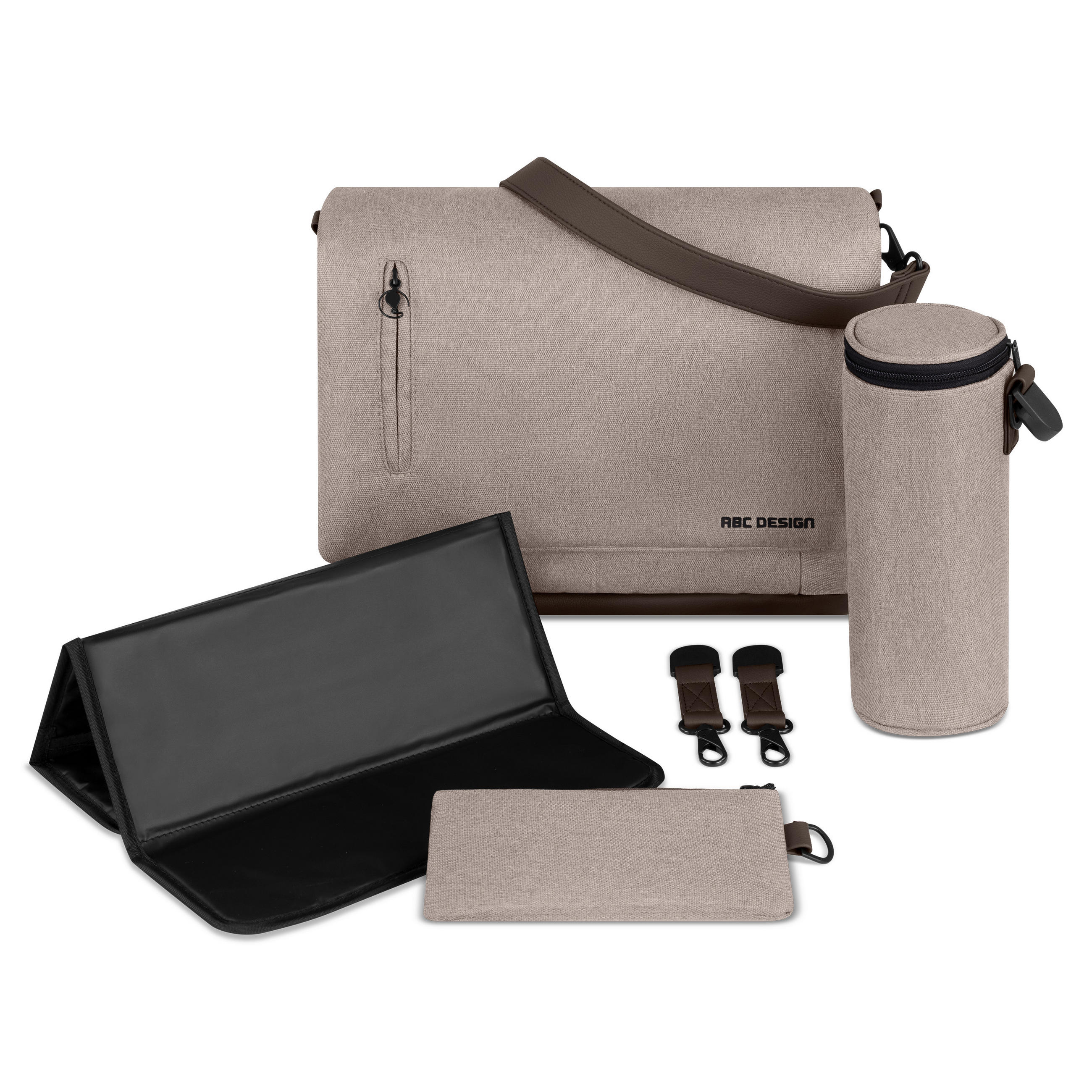 ABC Design Wickeltasche Urban Beige 32x29x16 cm
