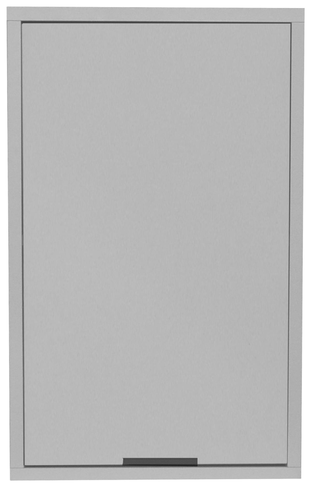 HÄNGESCHRANK 41/65/22 cm  - Schwarz/Grau, MODERN, Holzwerkstoff/Metall (41/65/22cm) - Livetastic