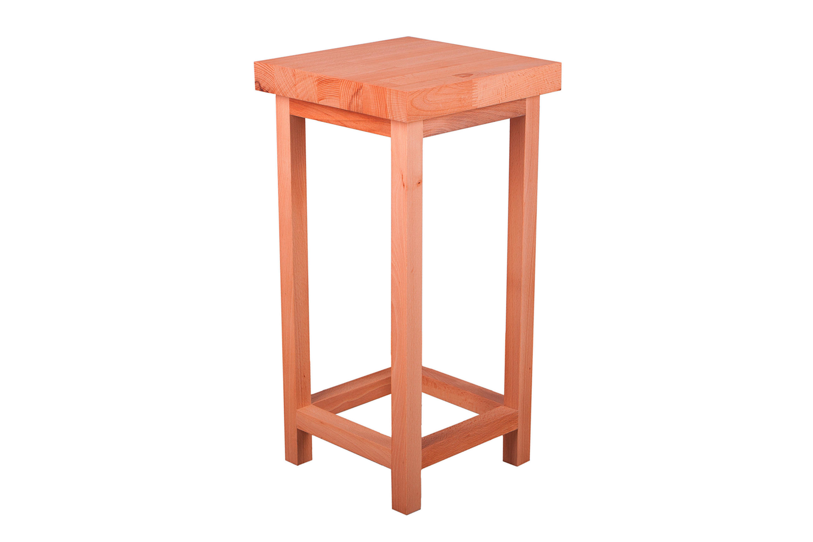 Universalhocker  - Kernbuche, Basics, Holz (30/60/30cm) - Gardenson