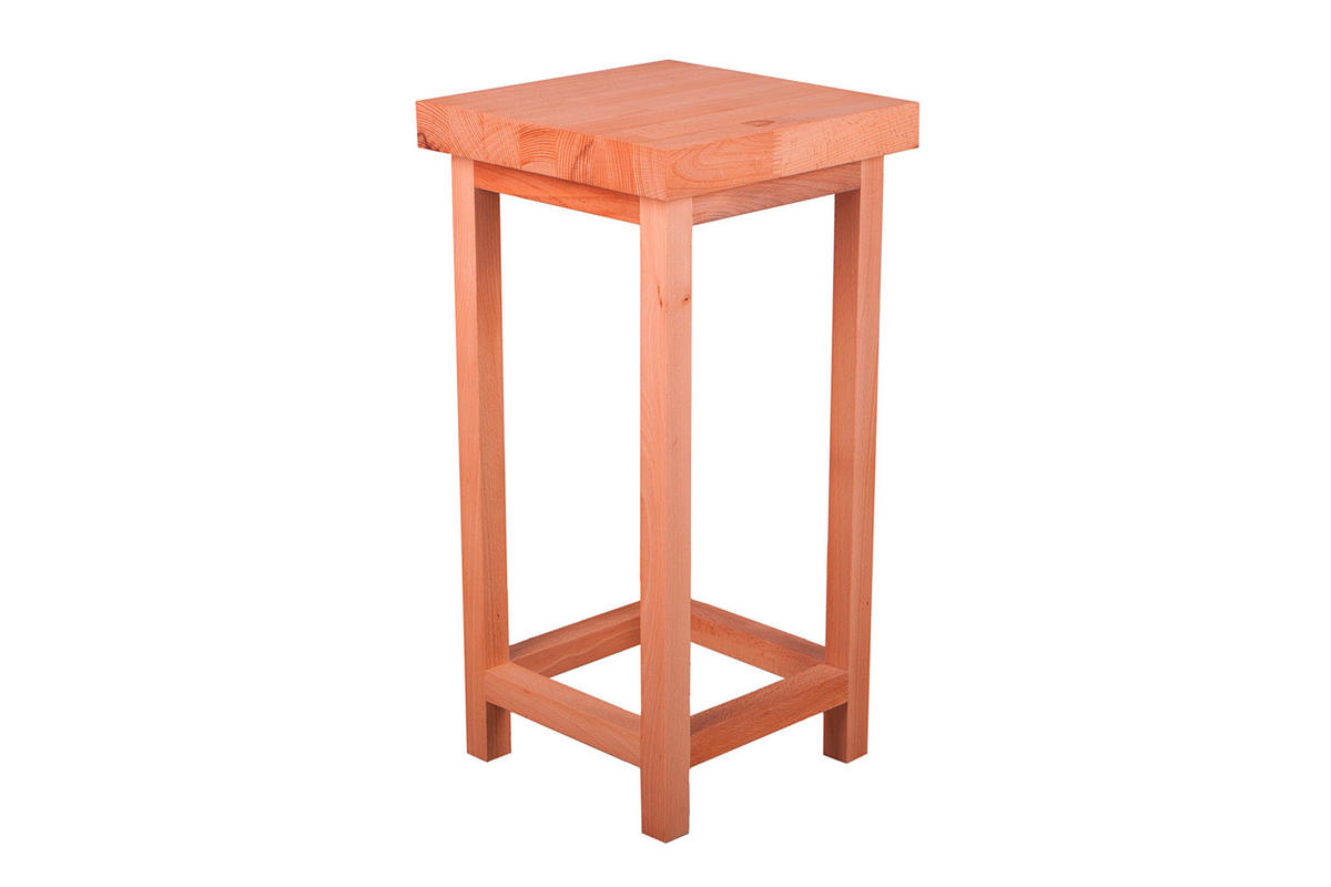 Universalhocker  - Kernbuche, Basics, Holz (30/60/30cm) - Gardenson
