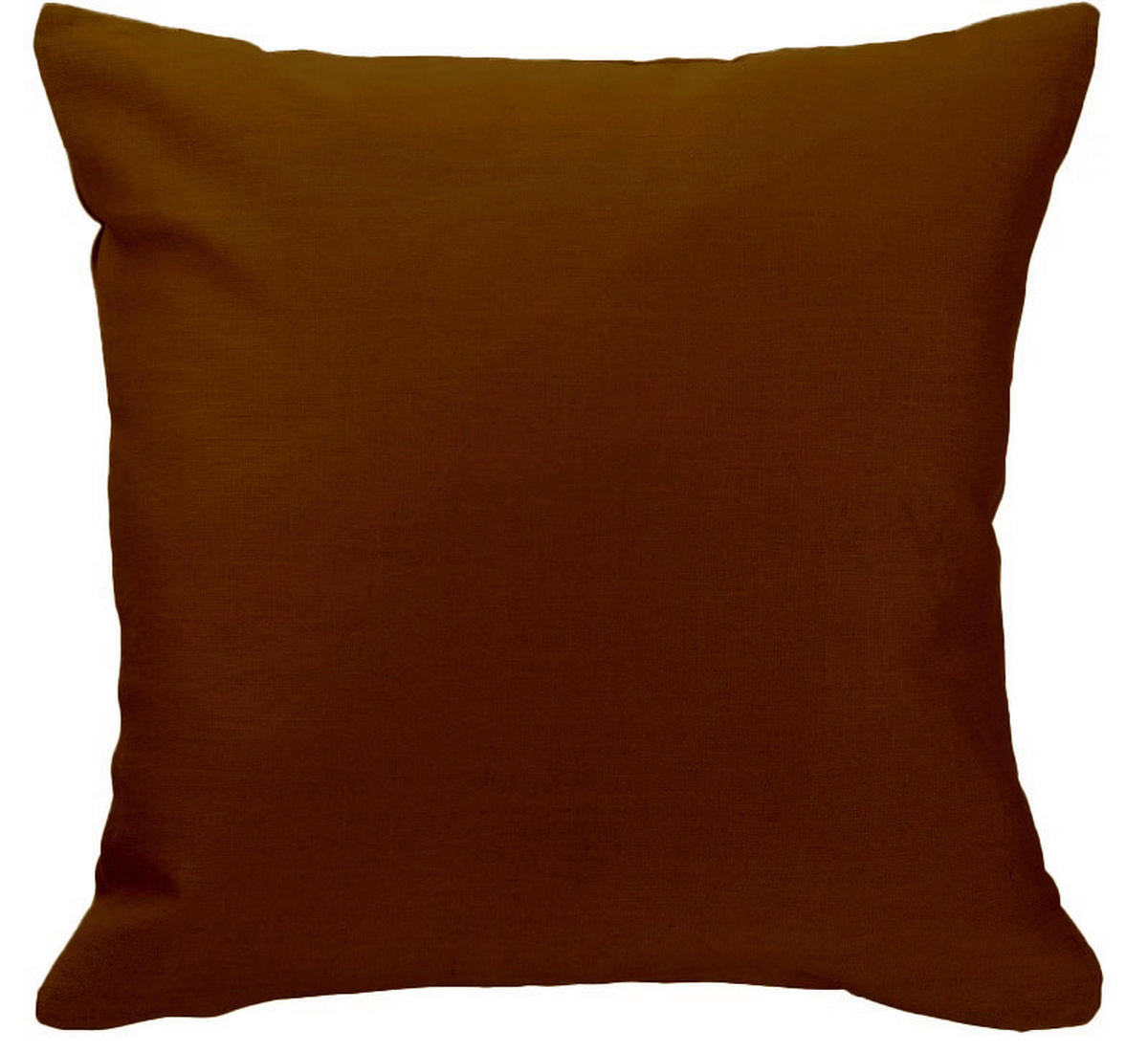 KISSENBEZUG 50/50 cm  - Dunkelbraun, Basics, Textil (50/50cm) - Novel