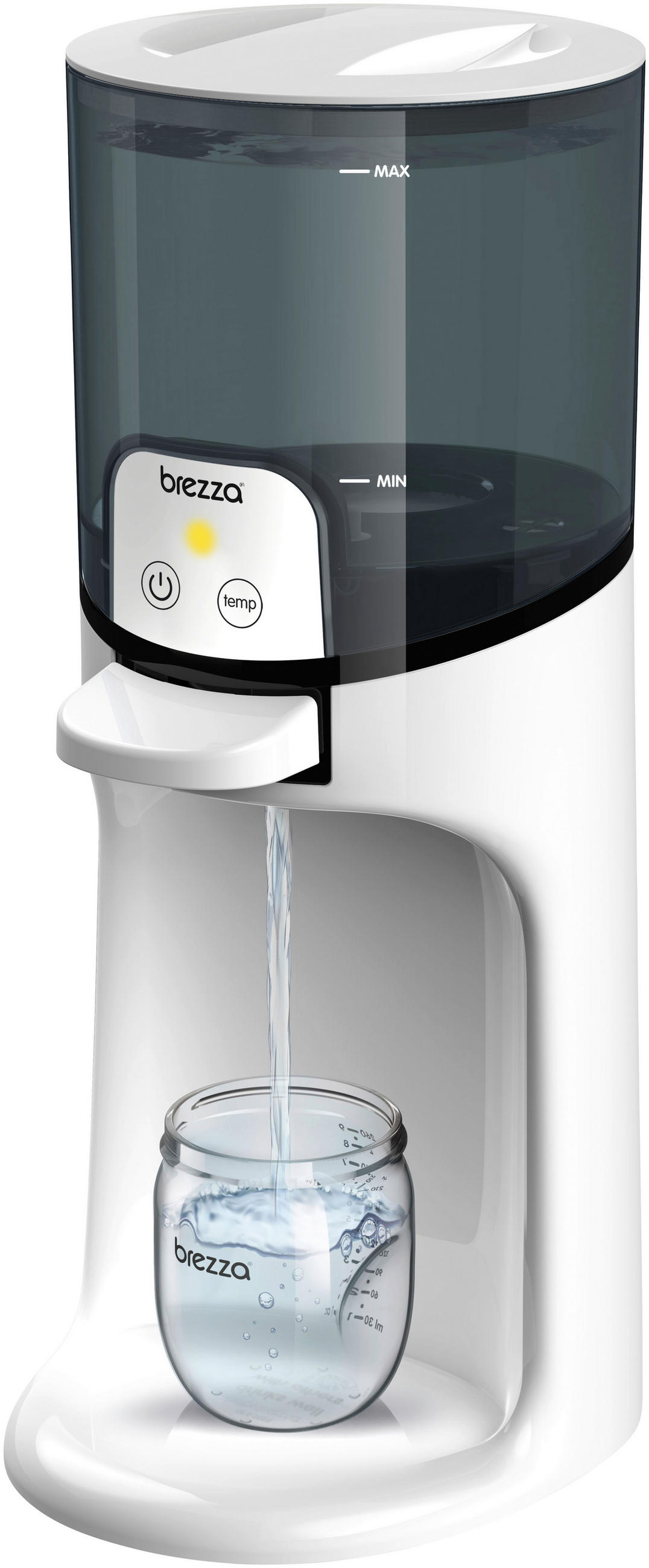 BABYNAHRUNGSZUBEREITER Insatnt Warmer  - Weiß, Basics, Kunststoff (19/36,7/15,7cm) - Baby Brezza