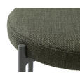 HOCKER Webstoff Olivgrün  - Olivgrün, Basics, Textil/Metall (43,5/48/43,5cm) - Xora
