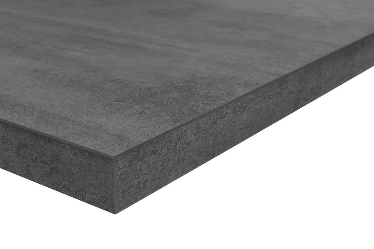 KÜCHENLEERBLOCK 210 cm   in Grau, Weiß  - Edelstahlfarben/Weiß, MODERN, Holzwerkstoff/Metall (210cm) - Nobilia