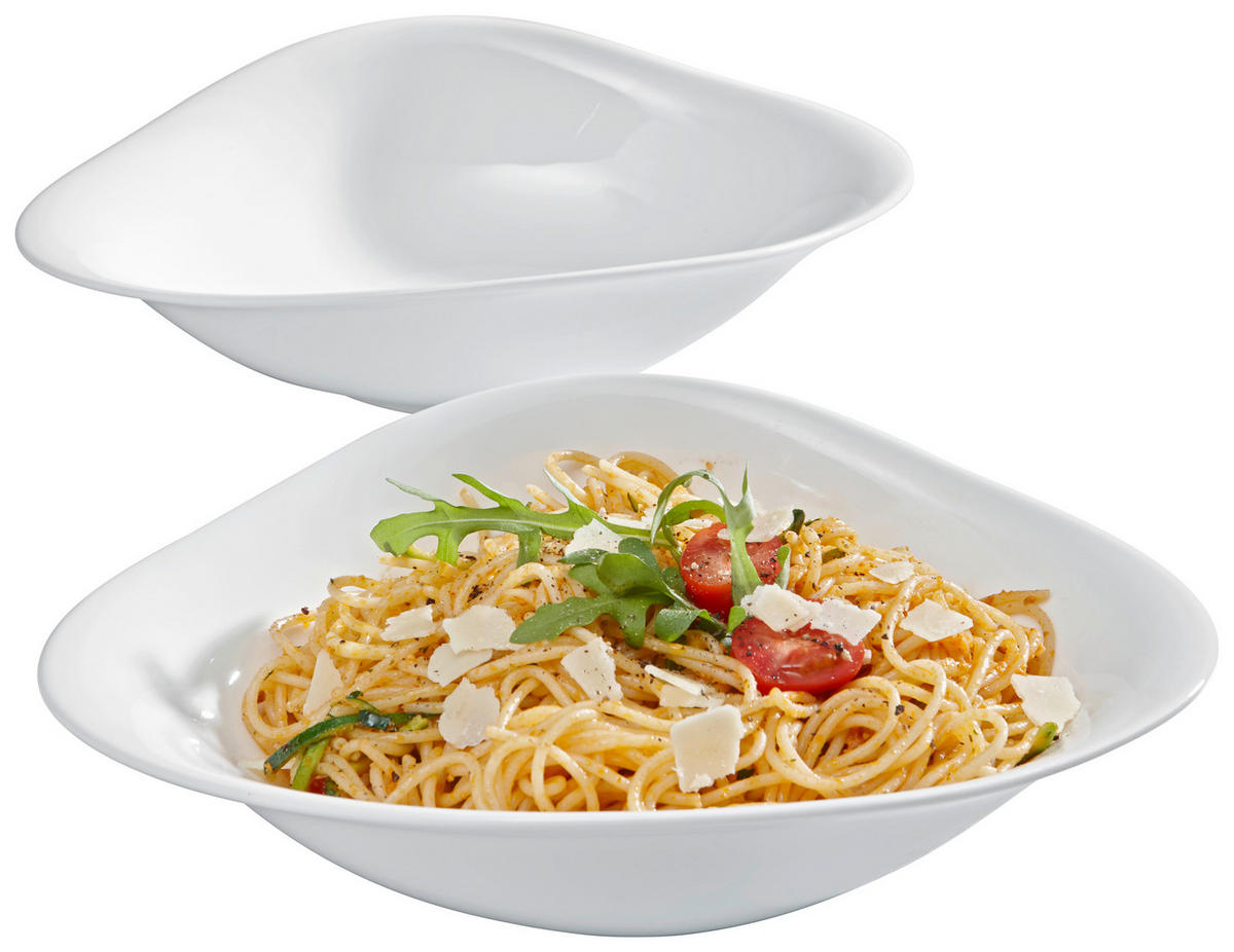PASTATELLERSET Vapiano 2-teilig  - Weiß, Design, Keramik (27/20cm) - Villeroy & Boch