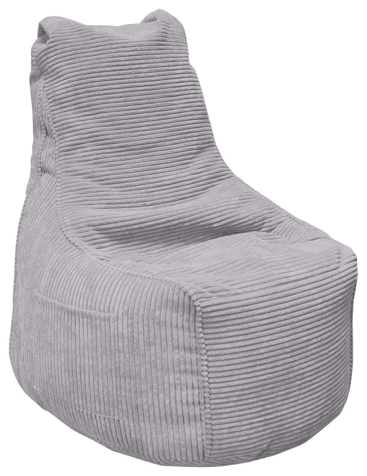 Sitzsack aus Cord in Grau jetzt kaufen