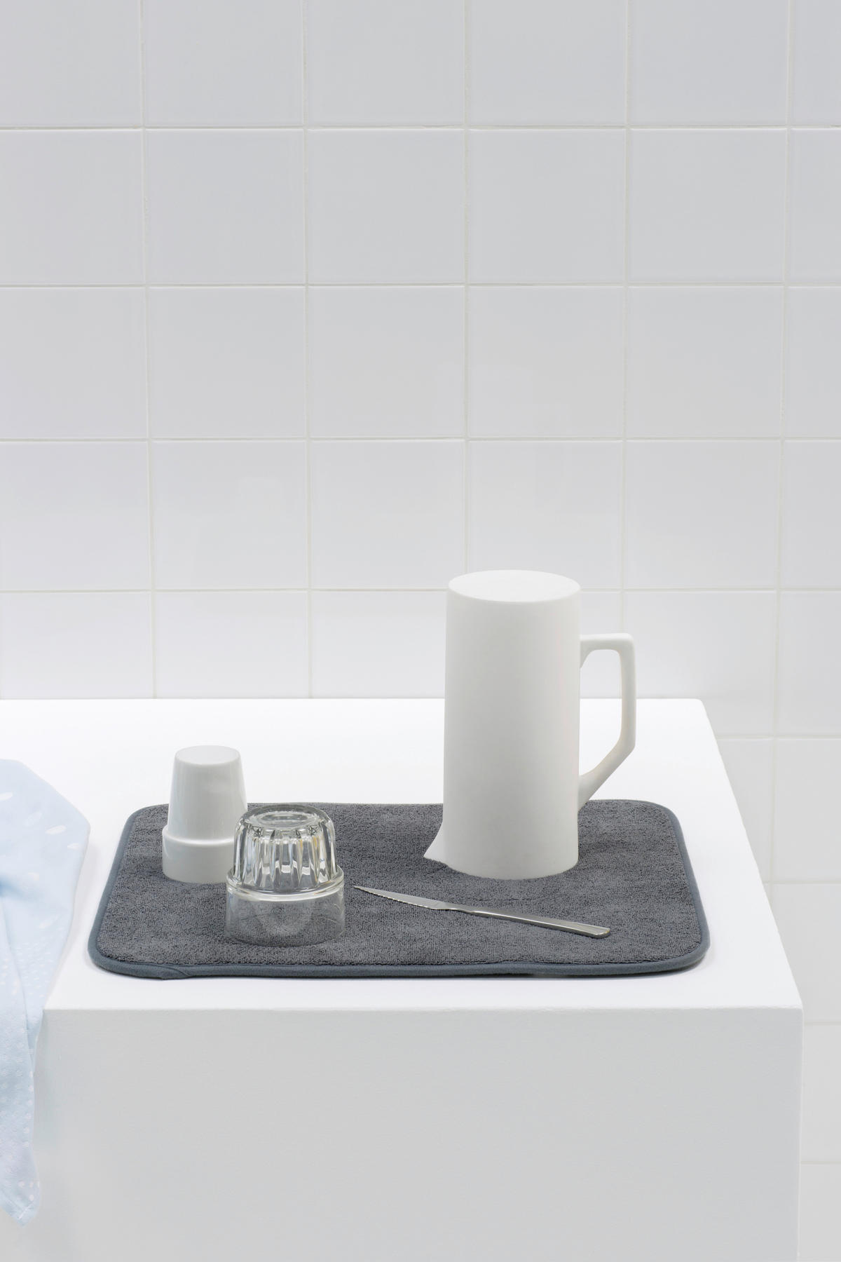 ABTROPFMATTE  - Dunkelgrau, Design, Textil (40/1/47cm) - Brabantia