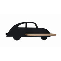 KINDERWANDLEUCHTE Car 43/12/15 cm   - Schwarz, Basics, Holz/Holzwerkstoff (43/12/15cm)