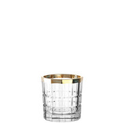KOZAREC ZA VISKI SPIRITII - zlata/prosojna, Basics, steklo (8,0/8,4cm) - Leonardo