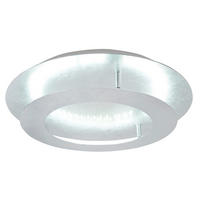 LED-DECKENLEUCHTE Merle  40/8 cm  - Silberfarben, Design, Metall (40/8cm)