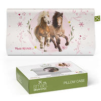 NACKENKISSENBEZUG KIDS ERGONOMIC  - Hellrosa/Braun, Basics, Textil (50/32cm) - Smartsleep