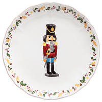 DESSERTTELLERSET Multicolor, Weiß Hochglanz 4-teilig 21 cm THE NUTCRACKER  - Weiß Hochglanz/Multicolor, Basics, Keramik (21cm) - Costa Nova