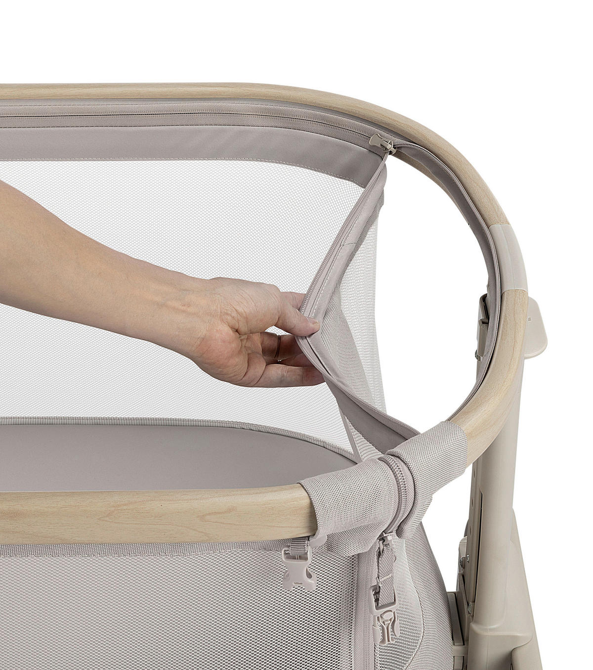 BEISTELLBETT Iora Air   - Beige, Basics, Karton/Kunststoff (97/74,7/52,3cm) - Maxi-Cosi