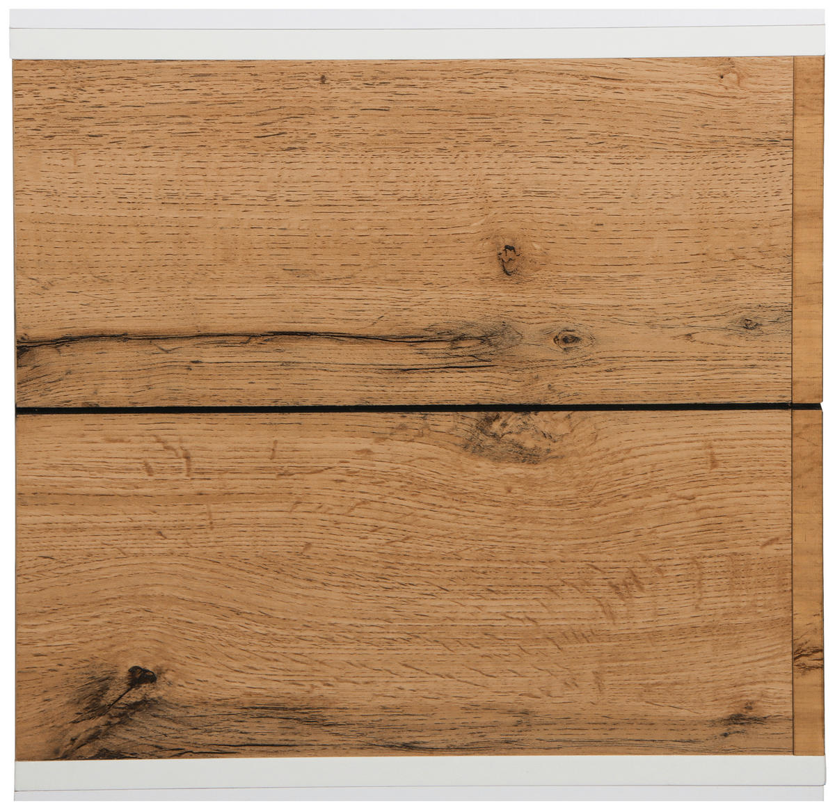 REGÁL, bílá, barvy dubu, 80/77.5/40 cm - bílá/černá, Natur, kompozitní dřevo/plast (80/77.5/40cm) - MID.YOU