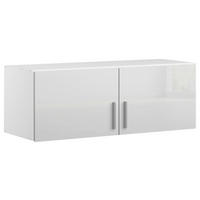 NASTAVEK ZA OMARO - bela/barve aluminija, Konvencionalno, umetna masa/leseni material (91/39/54cm) - Xora