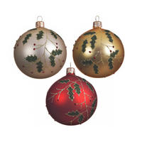 Glob Xmassale - Basics, sticlă (8cm)