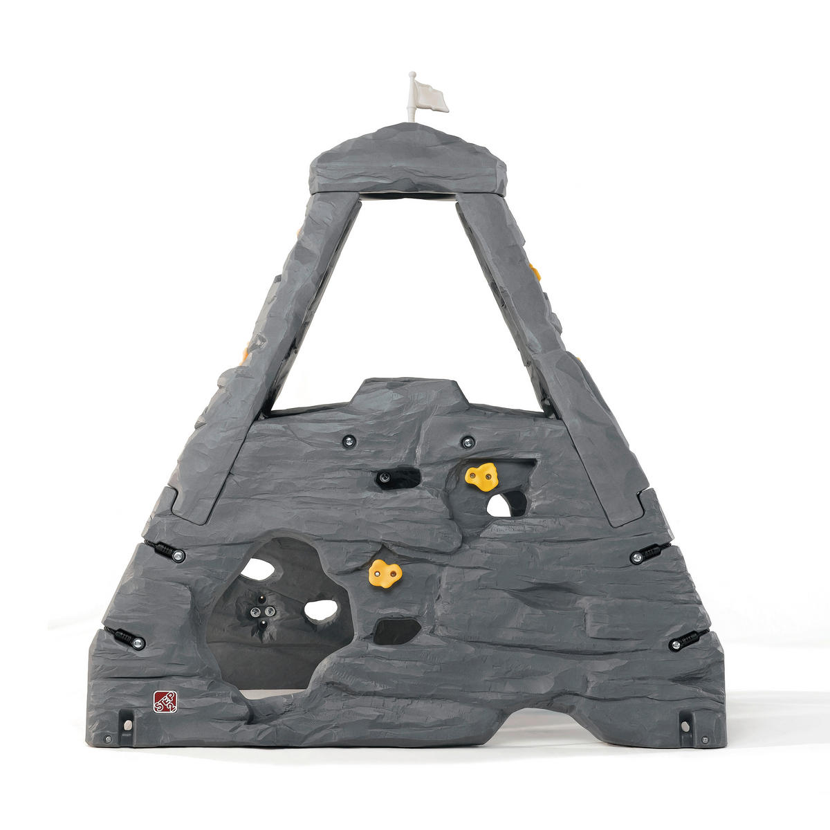 KLETTERFELS SKYWARD SUMMIT Step2  - Grau, KONVENTIONELL, Kunststoff (203,2/203,2/132,1cm) - Ambia Garden