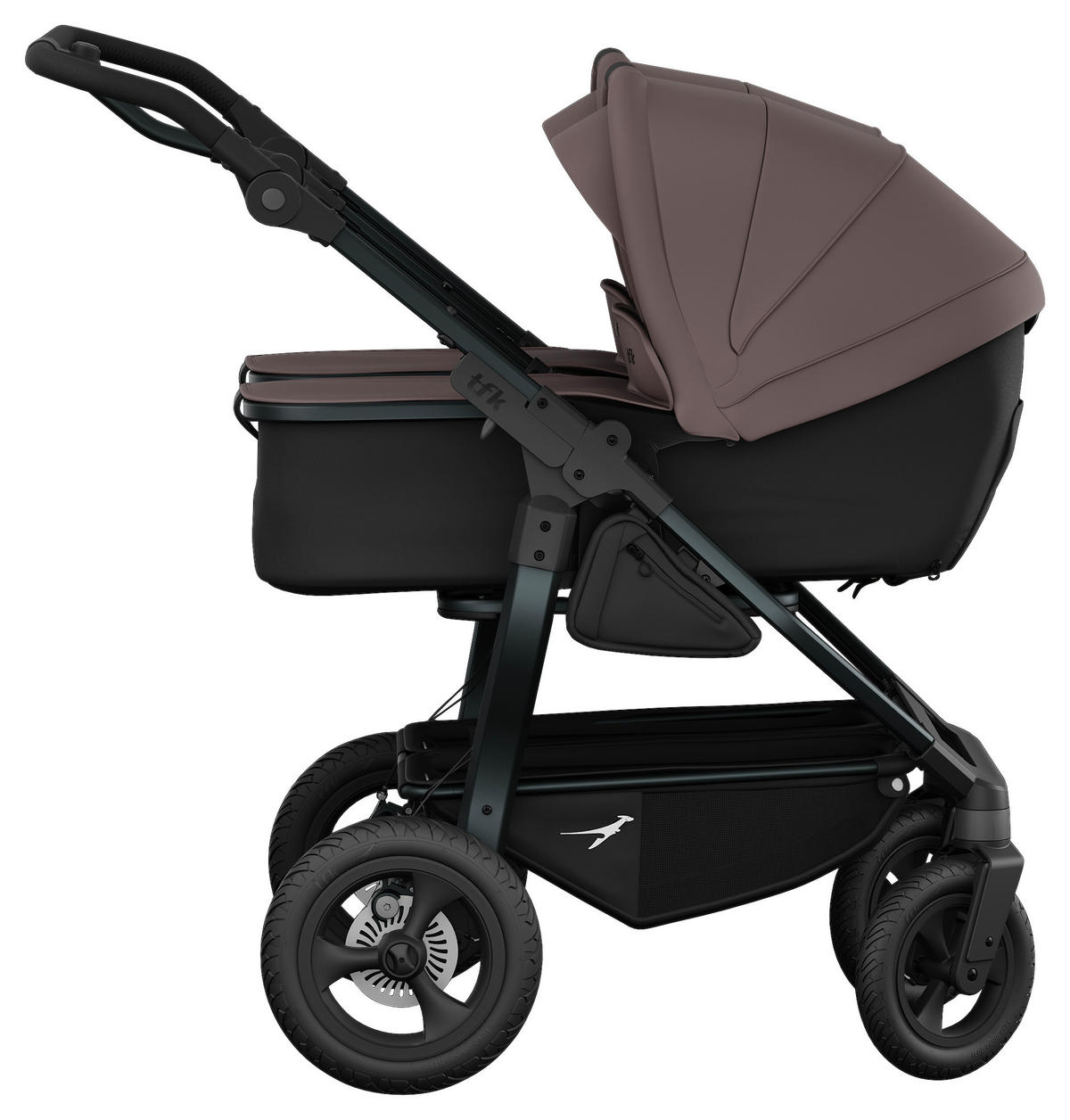 ZWILLINGSWAGEN  - Anthrazit, Basics, Metall (78,5/110/108cm) - TFK