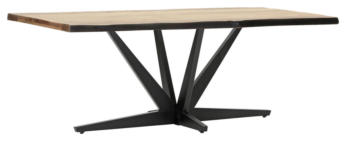 TISCHPLATTE Akaziefarben   - Akaziefarben, Design, Holz (220/100/5cm) - Landscape