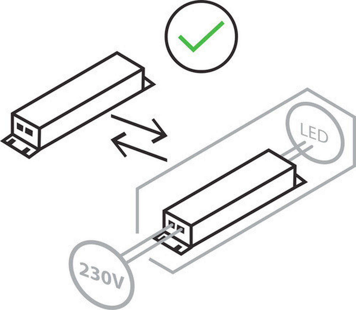 LED-STRAHLER - Weiss, Konventionell (20/9/12.5cm) - Lucide