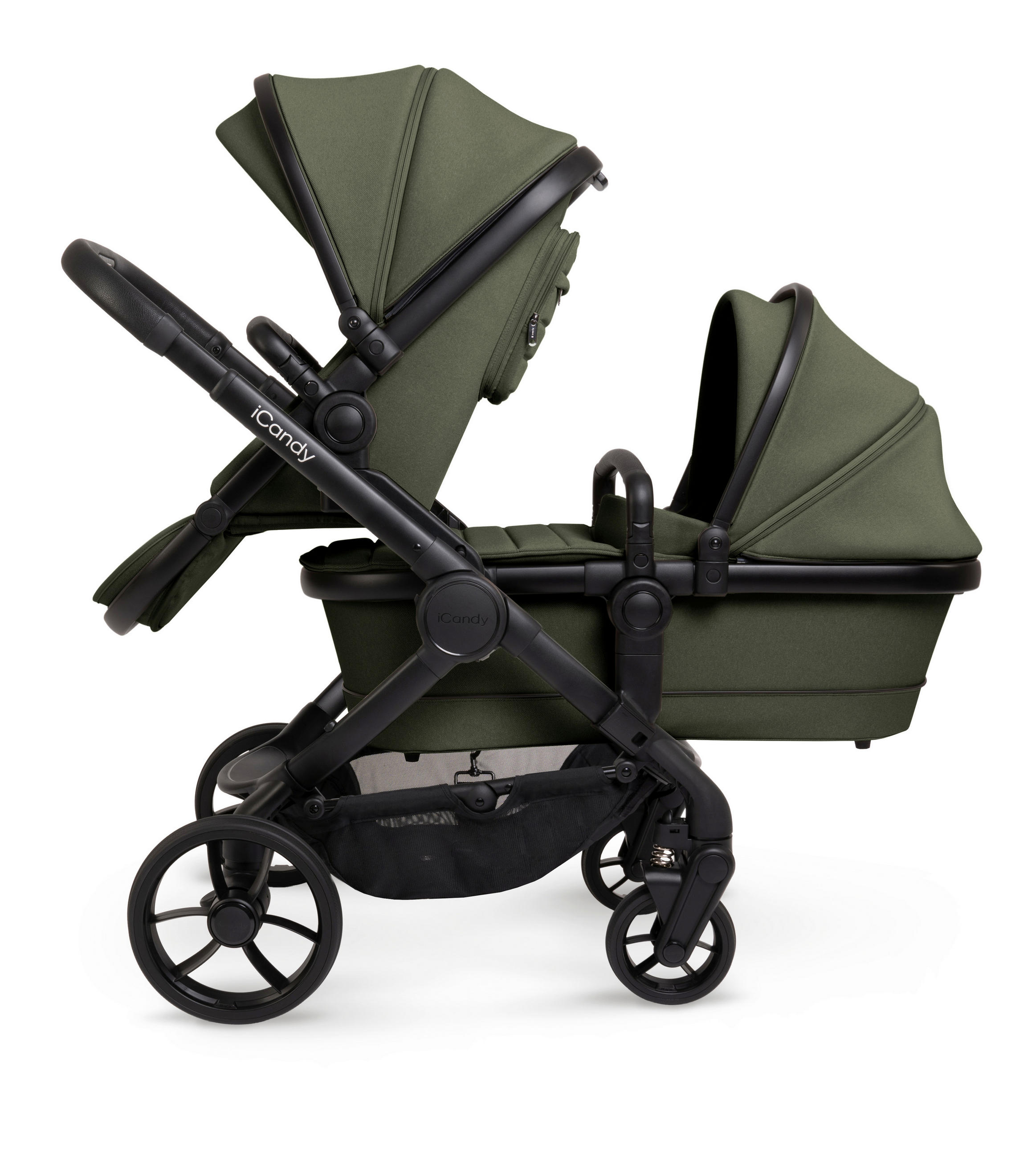 rok isporuke 60 dana  Peach 7  - zelena/tamno zelena, Basics, tekstil/plastika (75/55/39cm) - ICANDY