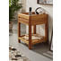 BEISTELLTISCH Wildeiche vollmassiv Eichefarben - Eichefarben, Design, Holz (40/60/40cm) - Carryhome BEISTELLTISCH Wildeiche vollmassiv Eichefarben - Eichefarben, Design, Holz (40/60/40cm) - Carryhome