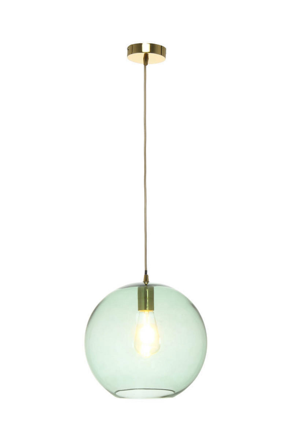 HÄNGELEUCHTE 30/36/30 cm   - Grün, Trend, Glas (30/36/30cm) - Kayoom