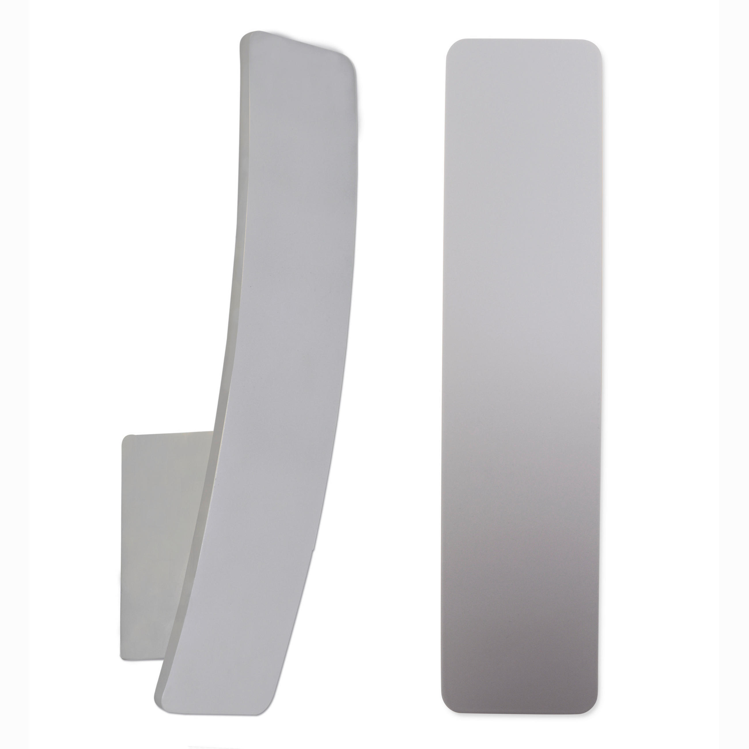 LED-WANDLEUCHTE Stan   - Silberfarben, Design, Metall (29,50cm) - Näve