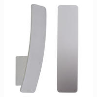 LED-WANDLEUCHTE Stan   - Silberfarben, Design, Metall (29,50cm) - Näve