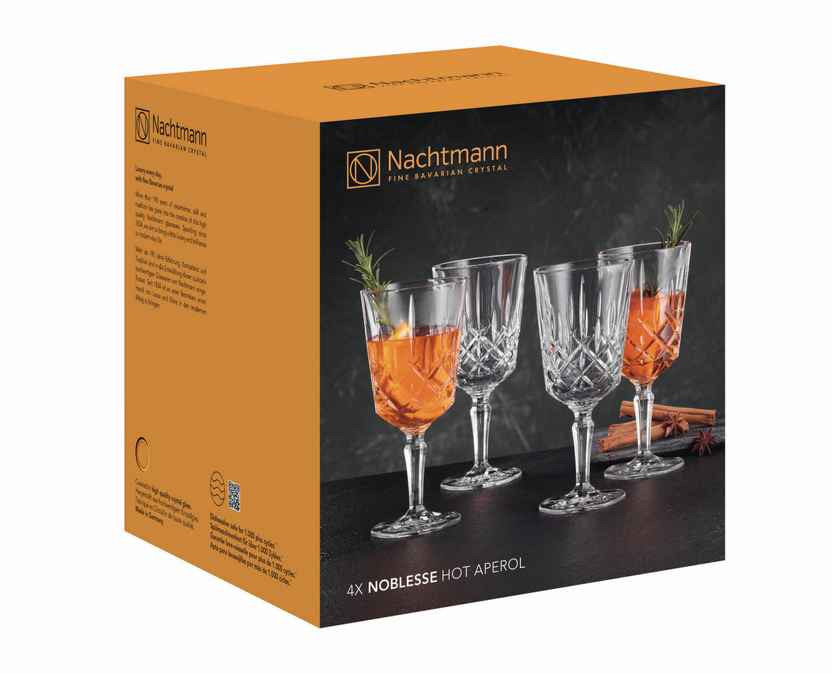 GLAS 355 ml 4-teilig  - Klar, Basics, Glas (18,8/19,7/18,8cm)