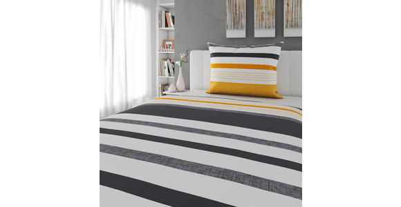 BETTWÄSCHE Renforcé 140/200 cm  - Gelb, Basics, Textil (140/200cm) - Novel