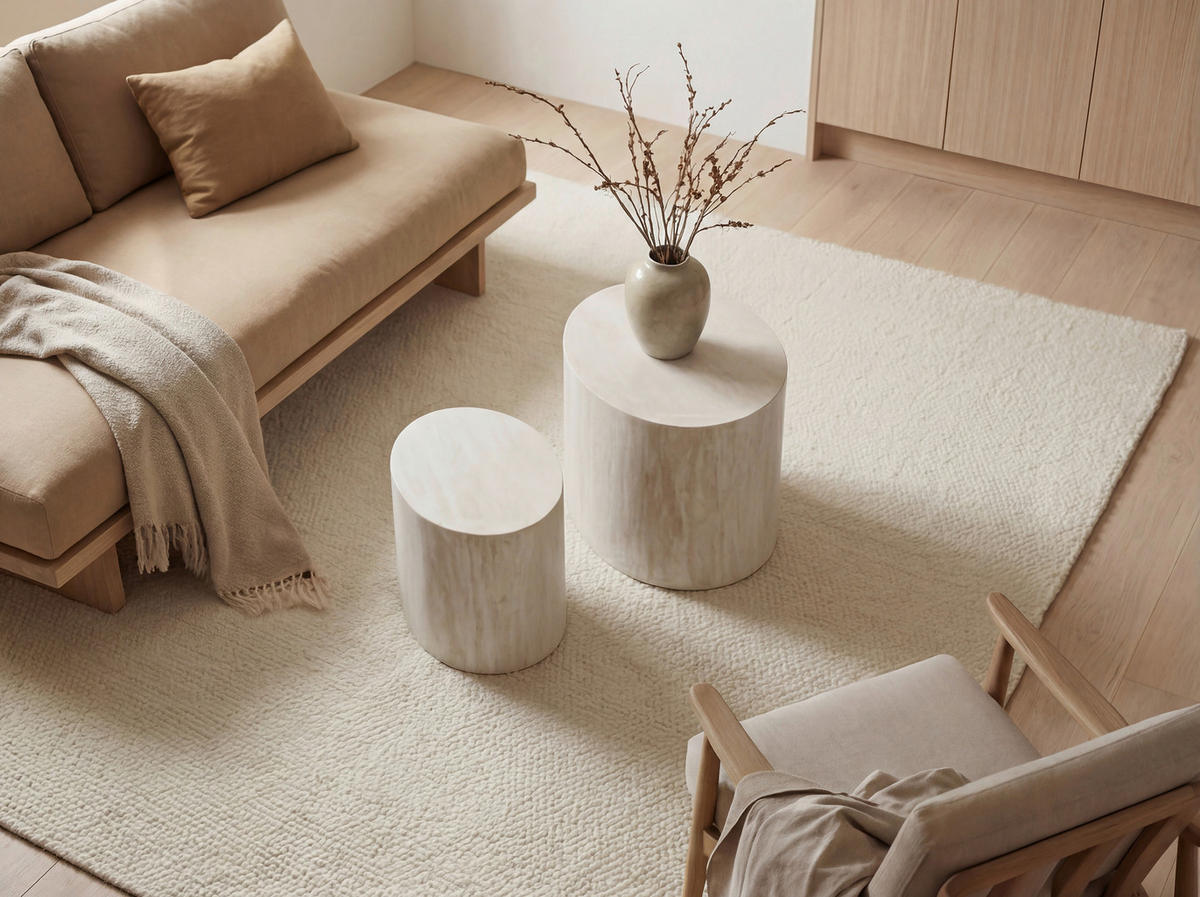 BEISTELLTISCHSET Holzwerkstoff  - Trend, Holzwerkstoff (48/38/38,5/32,5/40/30cm) - MID.YOU