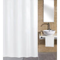 DUSCHVORHANG 120/200 cm  - Weiss, Basics, Textil (120/200cm) - Kleine Wolke