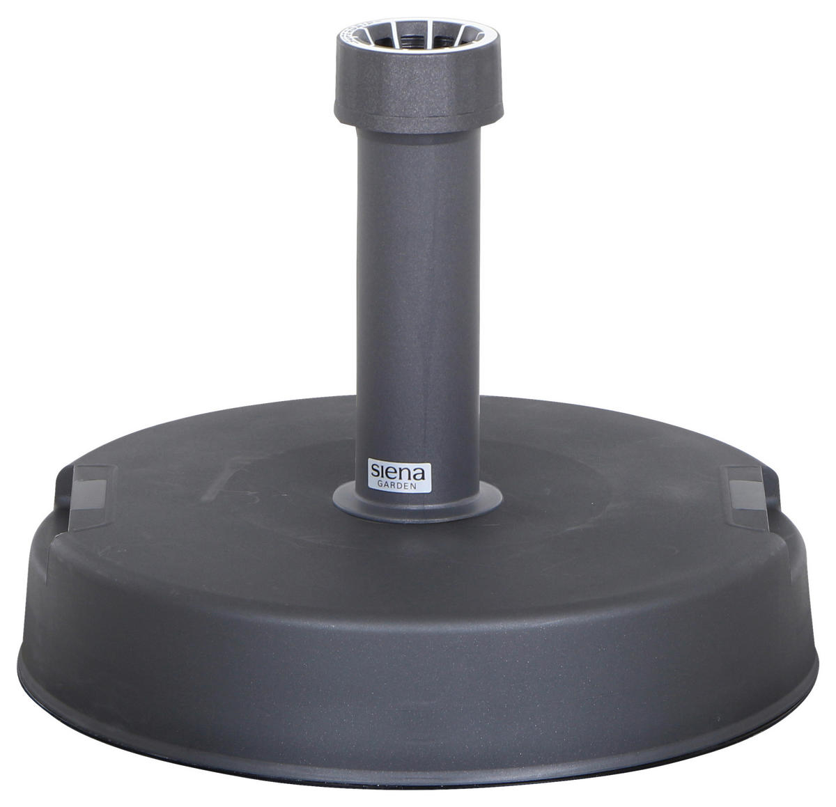 SONNENSCHIRMSTÄNDER Anthrazit  - Anthrazit, KONVENTIONELL, Kunststoff/Stein (40/9/40cm) - Siena Garden