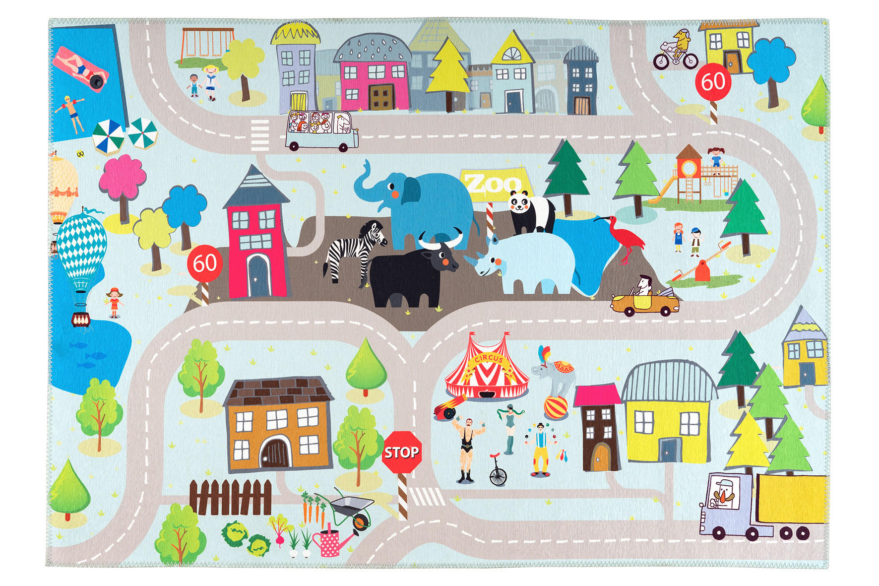 SPIELTEPPICH 80/120 cm My Torino Kids  - Multicolor, Trend, Textil (80/120cm) - Obsession