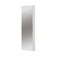 Pantofar 50/179,7 /20 cm  - alb/culoare aluminiu, Design, metal/material pe bază de lemn (50/179,7 /20cm) - Carryhome
