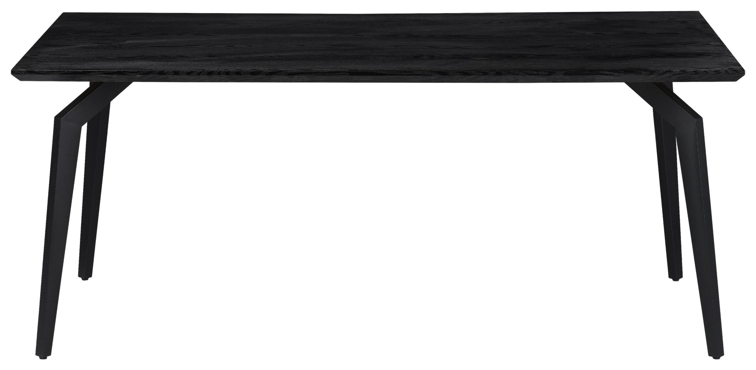 ESSTISCH rechteckig Schwarz  - Schwarz, Design, Holzwerkstoff/Metall (180/100/76cm) - Boxxx