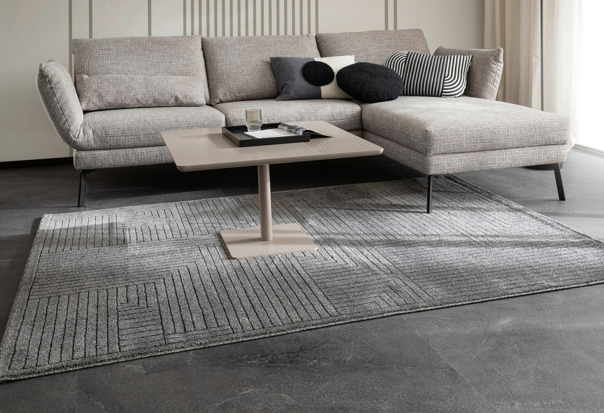 WEBTEPPICH 80/150 cm Pure Design Anthrazit  - Anthrazit, Basics, Textil (80/150cm) - Schöner Wohnen