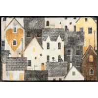 PREDPRAŽNIK  Urban Blocks     50/75 cm    potiskano  večbarvno  - večbarvno, Basics, umetna masa/tekstil (50/75cm) - wash+dry