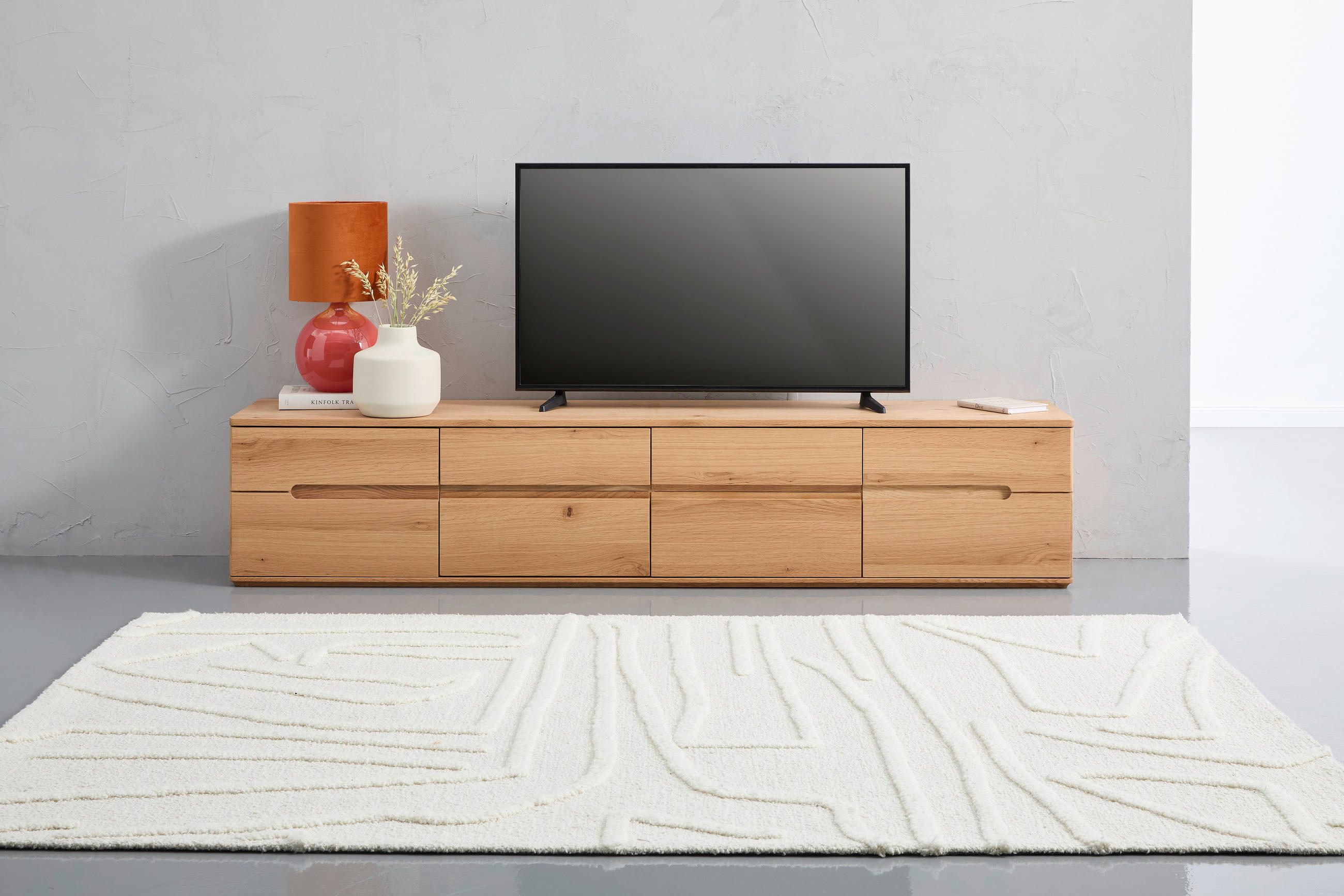 LOWBOARD 200/40/40 cm  - Naturfarben, LIFESTYLE, Holz/Holzwerkstoff (200/40/40cm) - MID.YOU