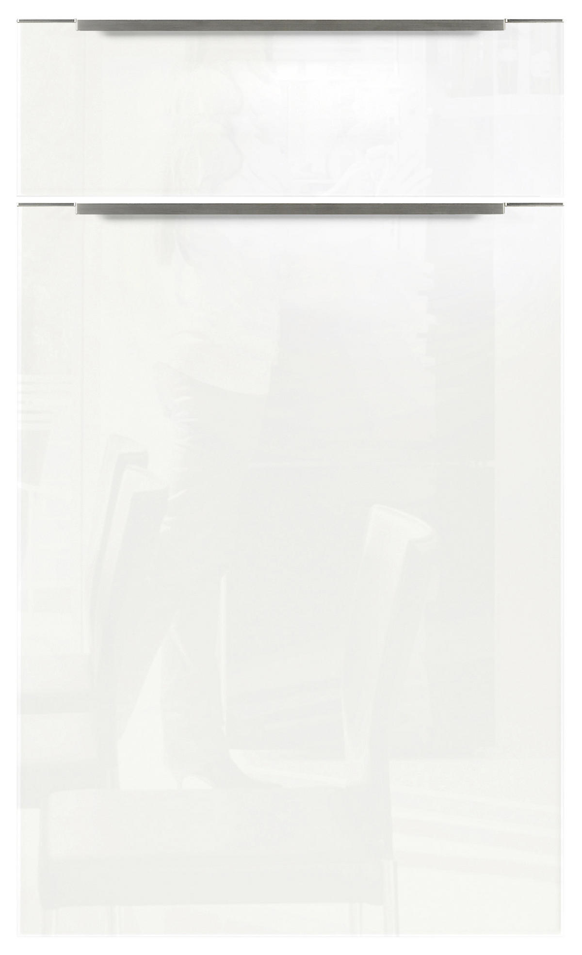 EINBAUKÜCHE   - Weiss, Design, Glas/Holzwerkstoff - Dieter Knoll