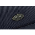ECKSOFA Graublau Feincord  - Graublau/Schwarz, Design, Textil/Metall (280/205cm) - Xora